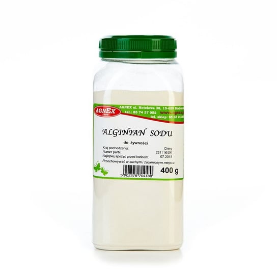 Alginian sodu 400g - słoik Agnex