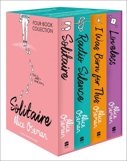Alice Oseman Four-Book Collection Box Set (Solitaire, Radio Silence, I Was Born For This, Loveless) Oseman Alice
