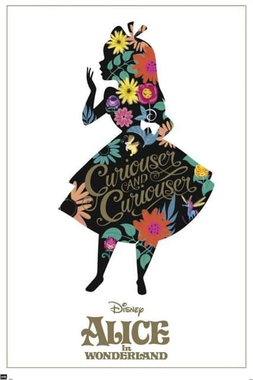 Alicja w Krainie Czarów - bajkowy plakat 61x91,5  cm Disney