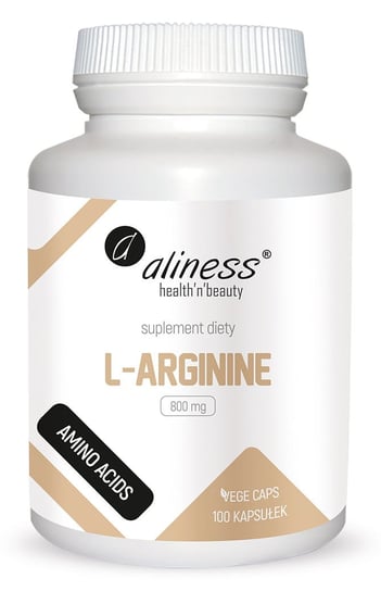 Aliness, L-Arginine, 800 mg, 100 kaps. Aliness