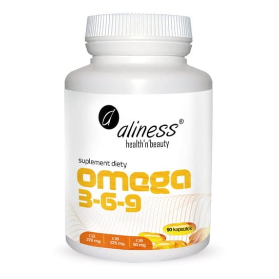 Aliness Omega 3-6-9 Suplement diety, 90 kaps. Aliness