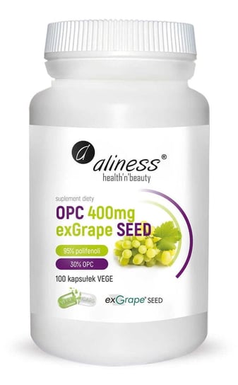ALINESS OPC exGrapeSeeds 400 mg  Suplement diety, 100 kaps. Aliness