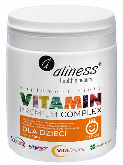 Aliness Premium Vitamin Complex dla dzieci - 120 g Aliness