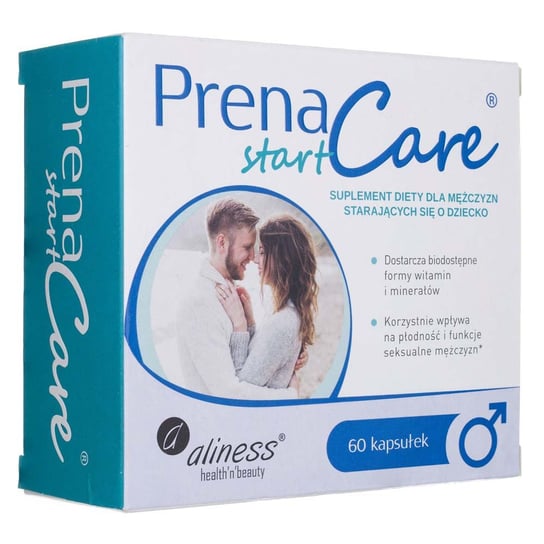 Aliness Prenacare® Start Dla Mężczyzn - Suplement diety, 60 kaps. Aliness