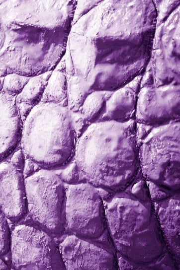 Alive! Crocodile Skin - Violet Duotone - Photo Art Notebooks (6 X 9 Series) Jansson Eva-Lotta