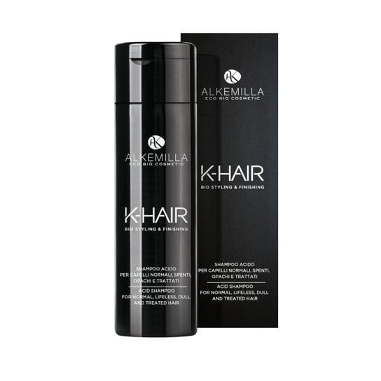 Alkemilla, K-Hair, szampon o kwaśnym ph do włosów normalnych i matowych, 250 ml Alkemilla