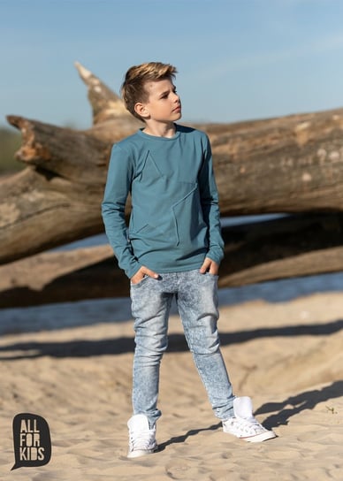 All For Kids Spodnie Jeans Niebieski - 116-122 All For Kids