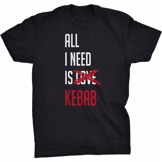 All I Need Is Love Kebab Koszulka Jedzenie GILDAN