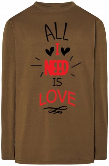 All I Need Is Love Longsleeve Nadruk r.M Inna marka