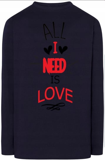 All I Need Is Love Longsleeve Nadruk r.S Inna marka