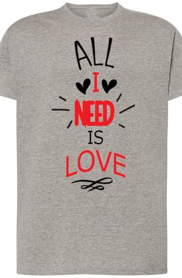 All I Need Is Love T-Shirt Walentynki r.XXL Inna marka