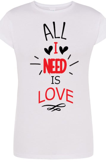 All I Need Is Love Walentynk T-Shirt r.M Inna marka