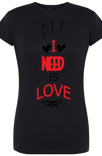 All I Need Is Love Walentynk T-Shirt r.S Inna marka