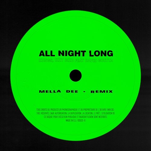All Night Long David Guetta, Kungs, Izzy Bizu