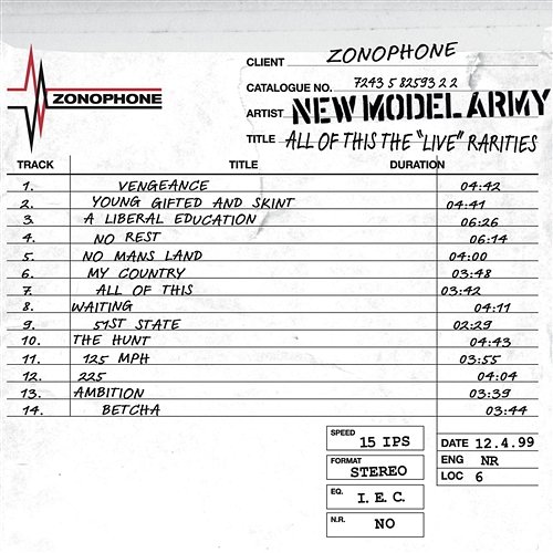All Of This - The 'Live' Rarities New Model Army