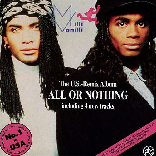 All Or Nothing US Remix Album Milli Vanilli