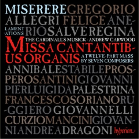 Allegri's Miserere & the music of Rome The Cardinall's Musick