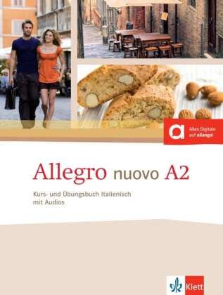 Allegro nuovo A2 Kurs- und Übungsbuch + Audio-CD Klett Sprachen Gmbh