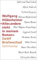 »Alles andere steht in meinem Roman« Hildesheimer Wolfgang