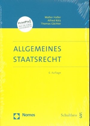 Allgemeines Staatsrecht Zakład Wydawniczy Nomos