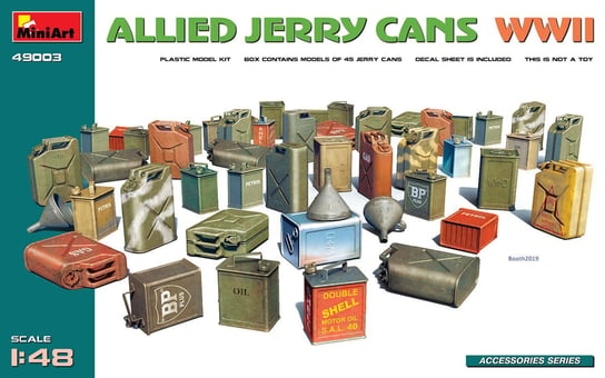 Allied Jerry Cans Wwii 1:48 Miniart 49003 MiniArt