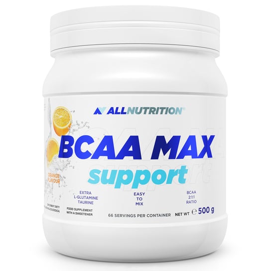 ALLNUTRITION BCAA Max Support 500g POMARAŃCZA Allnutrition
