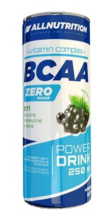 Allnutrition - BCAA Power drink czarna porzeczka - 250 ml SFD