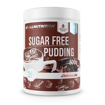 Allnutrition, budyń o smaku czekoladowym bez cukru, 500 g Allnutrition
