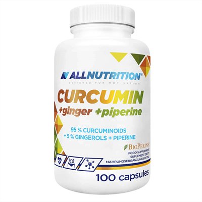 Allnutrition, Curcumin + Ginger + Piperine, 100 Kaps. Allnutrition