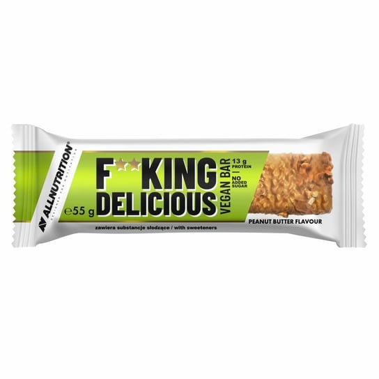 Allnutrition, F**King Delicious, Baton Proteinowy O Smaku Masła Orzechowego, 55 g Allnutrition