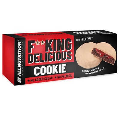 ALLNUTRITION FITKING DELICIOUS COOKIE PEANUT BUTTER STRAWBERRY JELLY 128G Allnutrition