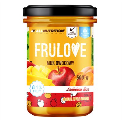 Allnutrition Frulove Mus Owocowy Morela Jabłko Mango 500G Allnutrition