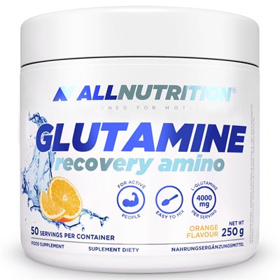 Allnutrition Glutamine Recovery Amino 250g Pomarańcza Allnutrition