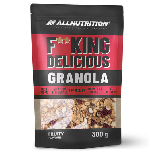 Allnutrition, granola owocowa F**king Delicious, 300 g Allnutrition