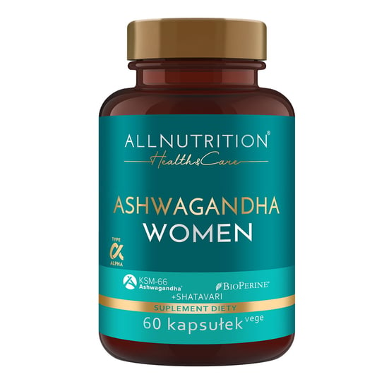 Allnutrition, Health & Care Ashwagandha Women, Suplement Diety, 60 Kaps. Allnutrition