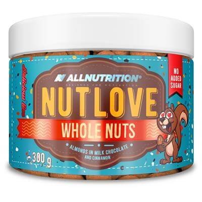 Allnutrition, krem czekoladowy z dodatkiem orzechów migdałowych z cynamonem, 300 g Allnutrition