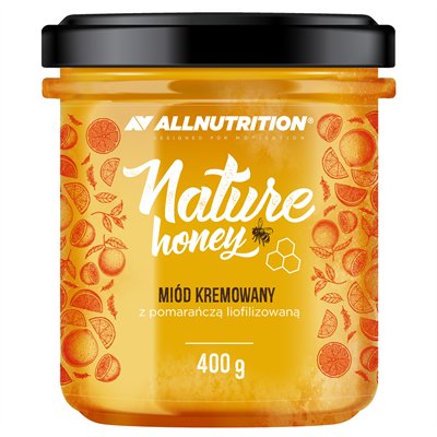 Allnutrition, miód kremowany z pomarańczą, 400 g Allnutrition