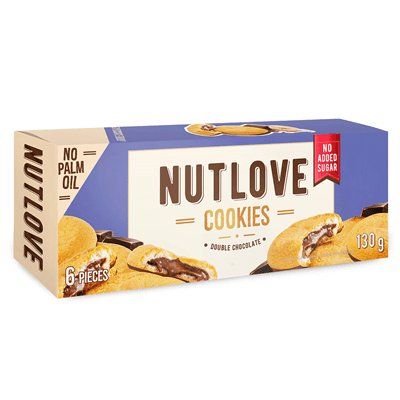 Allnutrition, Nutlove, Ciastka Z Nadzieniem Orzechowo-Kakaowym, 130 g Allnutrition