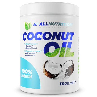 Allnutrition, olej kokosowy nierafinowany, 1 l Allnutrition