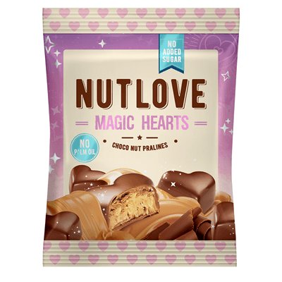 Allnutrition, praliny serca o smaku czekoladowo-orzechowym Nutlove, 100 g Allnutrition