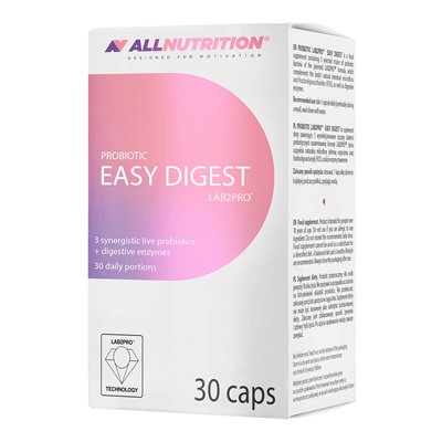 Allnutrition, Probiotic Easy Digest Lab2pro, 30 Kaps. Allnutrition