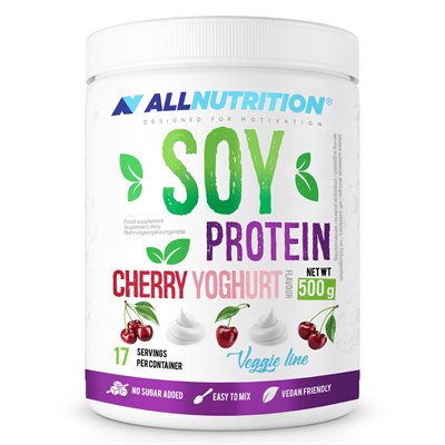 Allnutrition Soy Protein 500g Jogurt Wiśniowy Allnutrition
