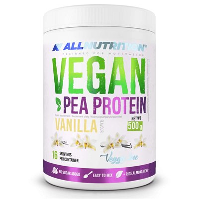 Allnutrition Vegan Pea Protein 500g Wanilia-czarna Porzeczka Allnutrition