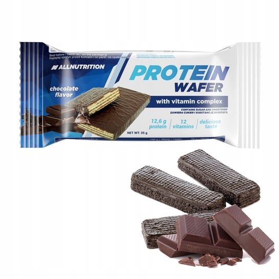 Allnutrition, wafelek proteinowy o smaku czekoladowym, 35 g Allnutrition