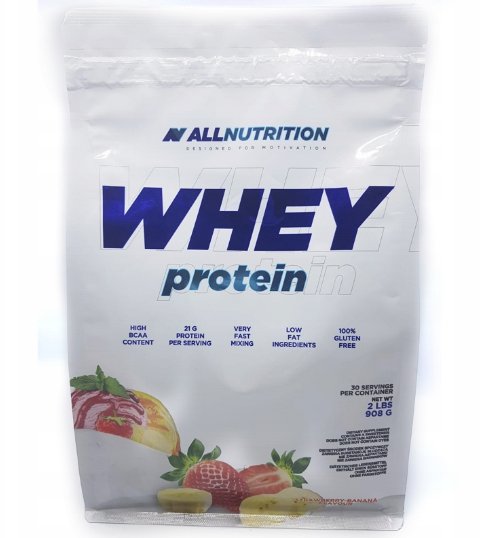 Allnutrition - Whey protein strawberry & banana - 908 g Allnutrition