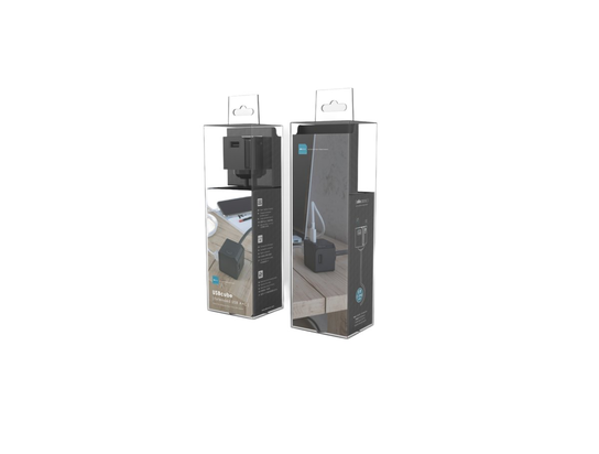 allocacoc USBcube Extended EU; czarny; 4x USB-A ALLOCACOC