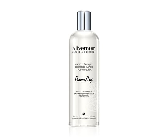 Allvernum, Nature's Essences, eliksir do kąpieli i pod prysznic peonia-irys, 500 ml Allvernum