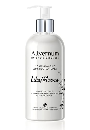 Allvernum, Nature's Essences, eliksir do rąk i ciała lilia-mimoza, 300 ml Allvernum