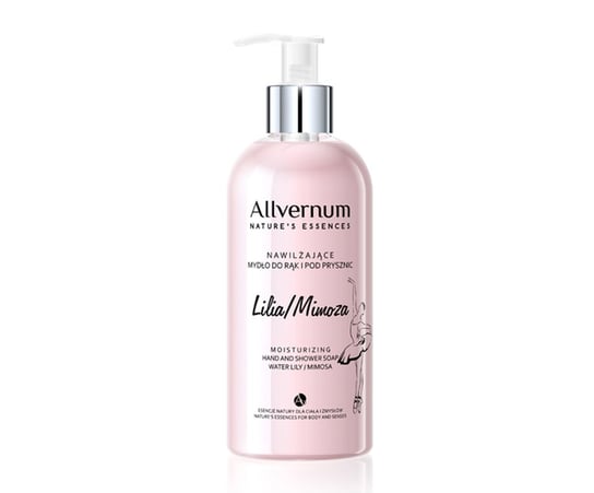 Allvernum, Nature's Essences, mydło do rąk i pod prysznic lilia-mimoza, 300 ml Allvernum
