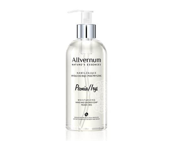 Allvernum, Nature's Essences, mydło do rąk i pod prysznic peonia-irys, 300 ml Allvernum